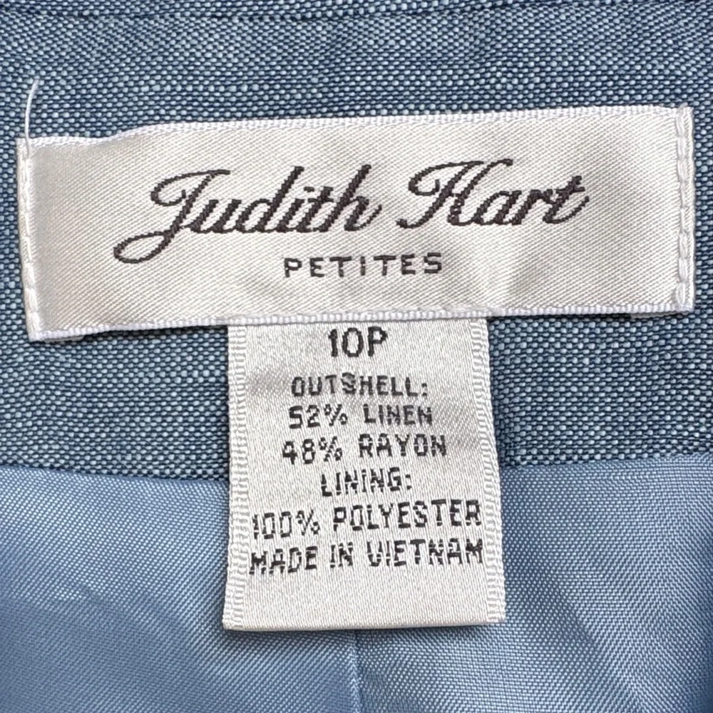 Judith Hart Linen Blend Tailored Blazer - Picture 7 of 14
